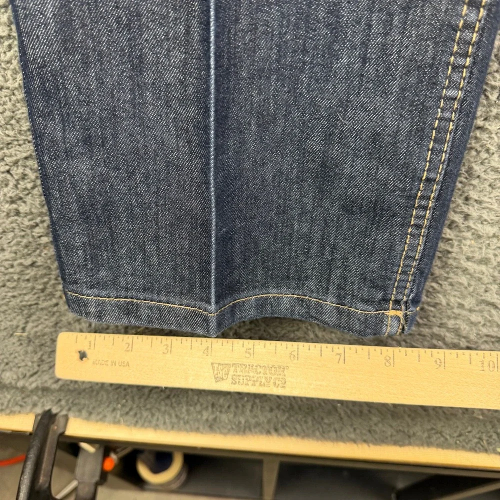 English Laundry Lions Crest Mens 44x30 Dark Wash Straight Leg Jeans Y2k Skater